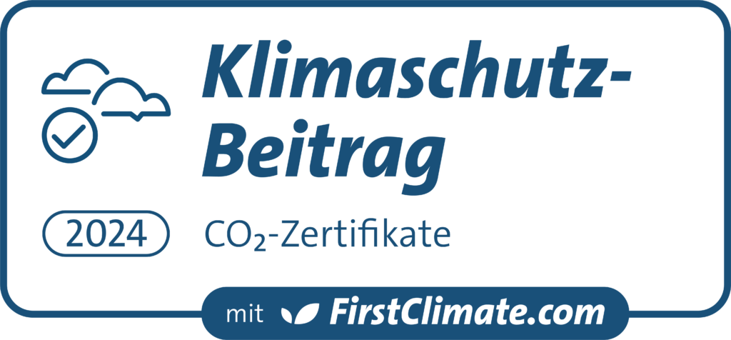 Zertifikat Klimaschutz-Beitrag der GMP GmbH